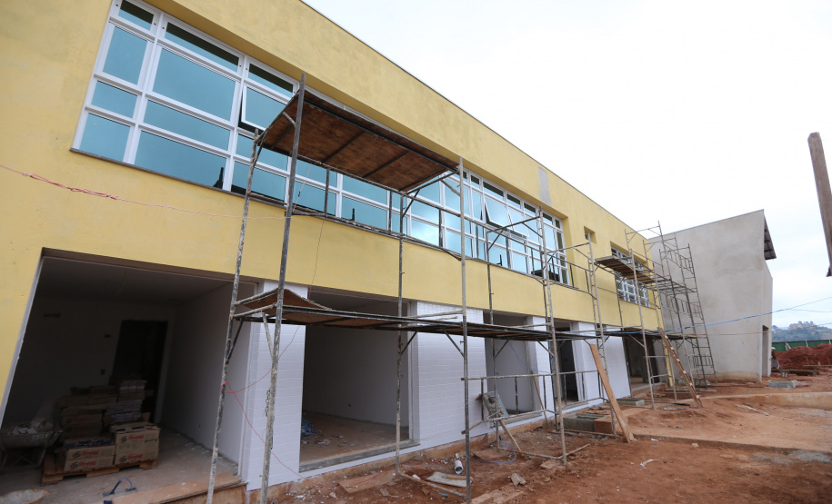 Construcao da Delegacia Cidada de Almirante Tamandare. A delegacia cidadã é um novo modelo de atendimento em delegacias no Paraná, com espaços específicos e reservados para separar vítimas de agressores e possibilidade de auxílio de assistentes sociais e psicólogos, quando necessário. Almirante Tamandare - 02/09/2020 - Foto: Geraldo Bubniak/AEN