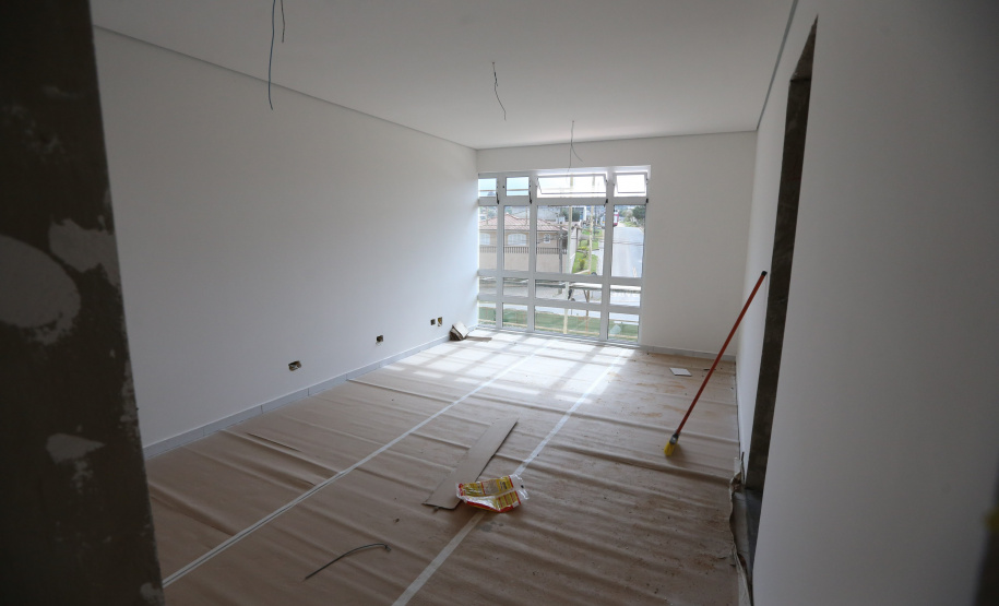 Construcao da Delegacia Cidada de Almirante Tamandare. A delegacia cidadã é um novo modelo de atendimento em delegacias no Paraná, com espaços específicos e reservados para separar vítimas de agressores e possibilidade de auxílio de assistentes sociais e psicólogos, quando necessário. Almirante Tamandare - 02/09/2020 - Foto: Geraldo Bubniak/AEN