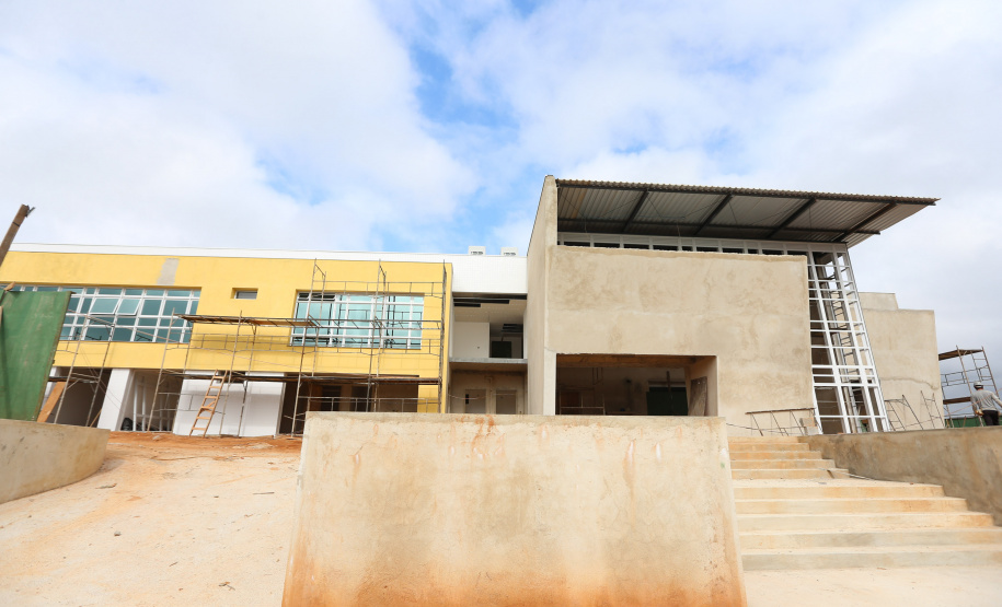 Construcao da Delegacia Cidada de Almirante Tamandare. A delegacia cidadã é um novo modelo de atendimento em delegacias no Paraná, com espaços específicos e reservados para separar vítimas de agressores e possibilidade de auxílio de assistentes sociais e psicólogos, quando necessário. Almirante Tamandare - 02/09/2020 - Foto: Geraldo Bubniak/AEN