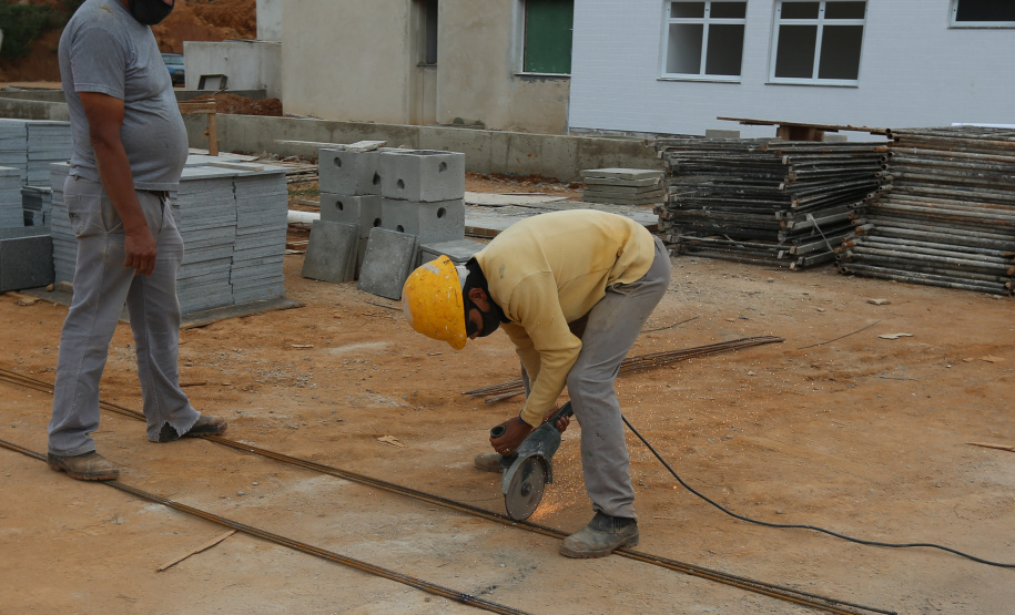 Construcao da Delegacia Cidada de Almirante Tamandare. A delegacia cidadã é um novo modelo de atendimento em delegacias no Paraná, com espaços específicos e reservados para separar vítimas de agressores e possibilidade de auxílio de assistentes sociais e psicólogos, quando necessário. Almirante Tamandare - 02/09/2020 - Foto: Geraldo Bubniak/AEN