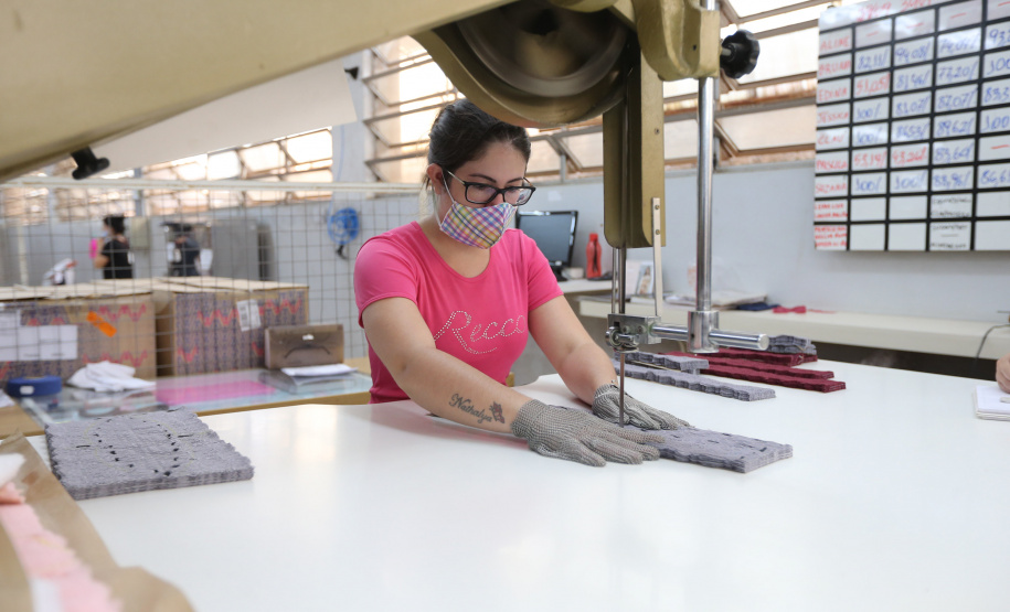 FEITO NO PARANA -  Recco Lingerie é uma empresa familiar do ramo da moda de Maringá. 07/10/2020 - Foto: Geraldo Bubniak/AEN