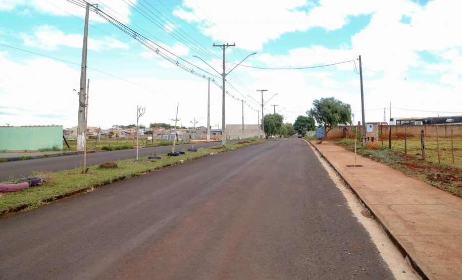 Avenida Theodoro Miguel em São Sebastião da Amoreira.Foto Gilson Abreu
