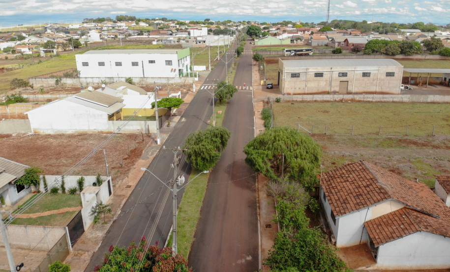 Avenida Theodoro Miguel em São Sebastião da Amoreira.Foto Gilson Abreu
