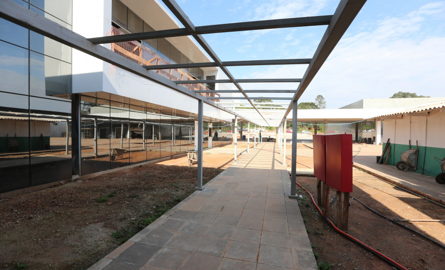 Escola Bombeiros Construção da Escola de Bombeiros do Corpo de Bombeiros do Paraná, na Academia Policial Militar do Guatupê em Sao Jose dos Pinhais. 03/09/2020 - Foto: Geraldo Bubniak/AEN