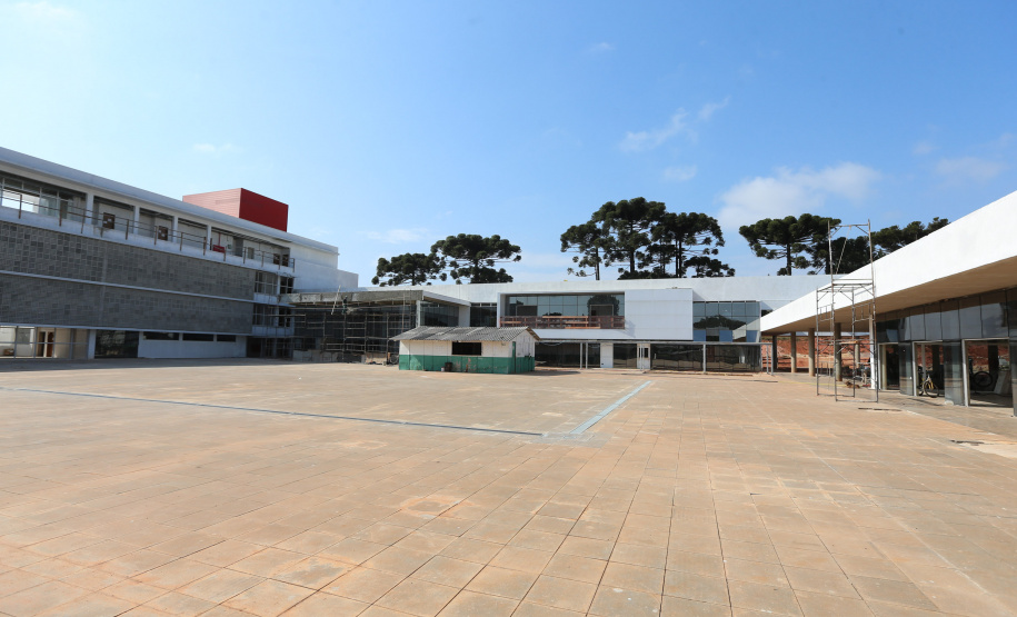 Escola Bombeiros Construção da Escola de Bombeiros do Corpo de Bombeiros do Paraná, na Academia Policial Militar do Guatupê em Sao Jose dos Pinhais. 03/09/2020 - Foto: Geraldo Bubniak/AEN