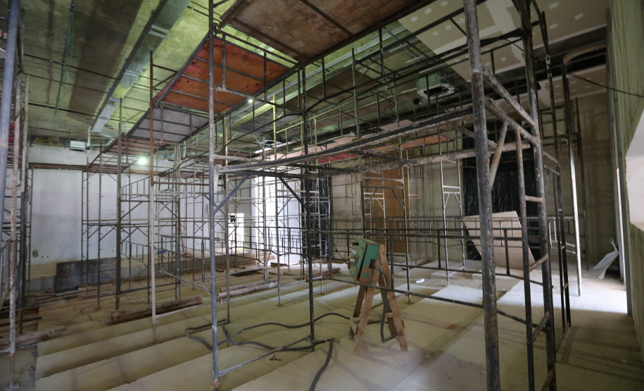 Escola Bombeiros Construção da Escola de Bombeiros do Corpo de Bombeiros do Paraná, na Academia Policial Militar do Guatupê em Sao Jose dos Pinhais. 03/09/2020 - Foto: Geraldo Bubniak/AEN