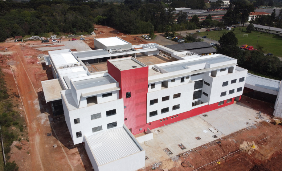Escola Bombeiros Construção da Escola de Bombeiros do Corpo de Bombeiros do Paraná, na Academia Policial Militar do Guatupê em Sao Jose dos Pinhais. 03/09/2020 - Foto: Geraldo Bubniak/AEN