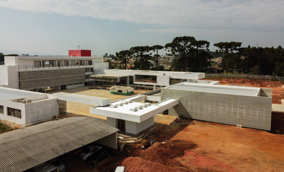 Escola Bombeiros Construção da Escola de Bombeiros do Corpo de Bombeiros do Paraná, na Academia Policial Militar do Guatupê em Sao Jose dos Pinhais. 03/09/2020 - Foto: Geraldo Bubniak/AEN