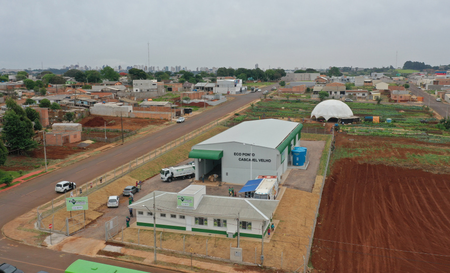 Eco ponto em Cascavel. Foto: Alessandro Vieira/AEN