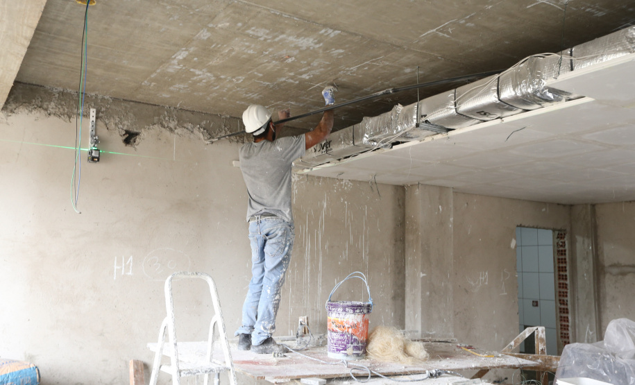 Delegacia Colombo Construcao da Delegacia Cidada de Colombo. A delegacia cidadã é um novo modelo de atendimento em delegacias no Paraná, com espaços específicos e reservados para separar vítimas de agressores e possibilidade de auxílio de assistentes sociais e psicólogos, quando necessário. Colombo - 02/09/2020 - Foto: Geraldo Bubniak/AEN