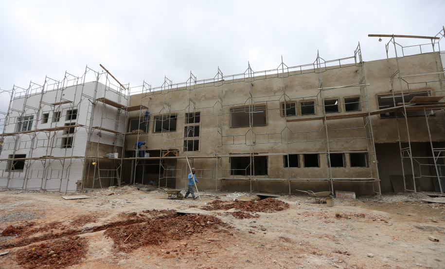 Delegacia Colombo Construcao da Delegacia Cidada de Colombo. A delegacia cidadã é um novo modelo de atendimento em delegacias no Paraná, com espaços específicos e reservados para separar vítimas de agressores e possibilidade de auxílio de assistentes sociais e psicólogos, quando necessário. Colombo - 02/09/2020 - Foto: Geraldo Bubniak/AEN