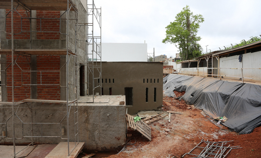 Delegacia Colombo Construcao da Delegacia Cidada de Colombo. A delegacia cidadã é um novo modelo de atendimento em delegacias no Paraná, com espaços específicos e reservados para separar vítimas de agressores e possibilidade de auxílio de assistentes sociais e psicólogos, quando necessário. Colombo - 02/09/2020 - Foto: Geraldo Bubniak/AEN