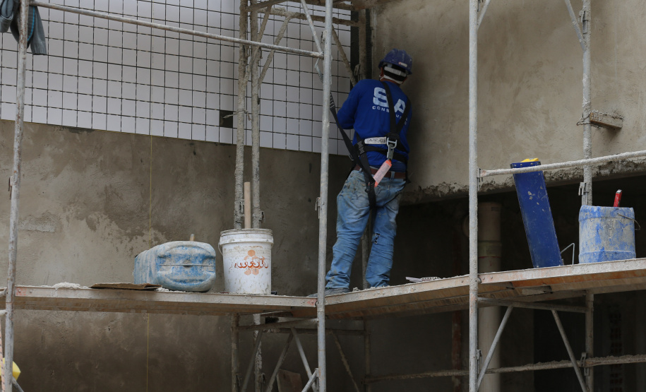 Delegacia Colombo Construcao da Delegacia Cidada de Colombo. A delegacia cidadã é um novo modelo de atendimento em delegacias no Paraná, com espaços específicos e reservados para separar vítimas de agressores e possibilidade de auxílio de assistentes sociais e psicólogos, quando necessário. Colombo - 02/09/2020 - Foto: Geraldo Bubniak/AEN