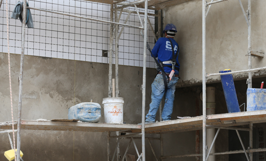 Delegacia Colombo Construcao da Delegacia Cidada de Colombo. A delegacia cidadã é um novo modelo de atendimento em delegacias no Paraná, com espaços específicos e reservados para separar vítimas de agressores e possibilidade de auxílio de assistentes sociais e psicólogos, quando necessário. Colombo - 02/09/2020 - Foto: Geraldo Bubniak/AEN