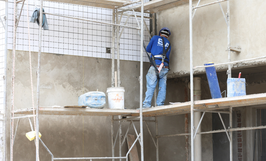 Delegacia Colombo Construcao da Delegacia Cidada de Colombo. A delegacia cidadã é um novo modelo de atendimento em delegacias no Paraná, com espaços específicos e reservados para separar vítimas de agressores e possibilidade de auxílio de assistentes sociais e psicólogos, quando necessário. Colombo - 02/09/2020 - Foto: Geraldo Bubniak/AEN