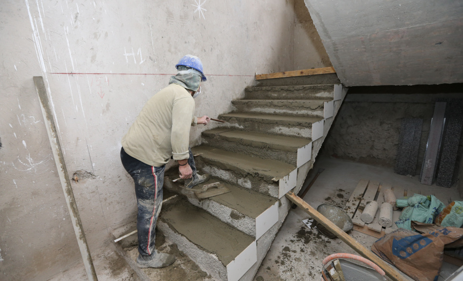 Delegacia Colombo Construcao da Delegacia Cidada de Colombo. A delegacia cidadã é um novo modelo de atendimento em delegacias no Paraná, com espaços específicos e reservados para separar vítimas de agressores e possibilidade de auxílio de assistentes sociais e psicólogos, quando necessário. Colombo - 02/09/2020 - Foto: Geraldo Bubniak/AEN