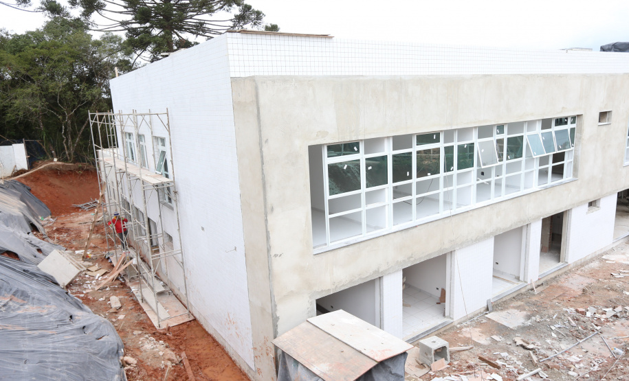 Delegacia Colombo Construcao da Delegacia Cidada de Colombo. A delegacia cidadã é um novo modelo de atendimento em delegacias no Paraná, com espaços específicos e reservados para separar vítimas de agressores e possibilidade de auxílio de assistentes sociais e psicólogos, quando necessário. Colombo - 02/09/2020 - Foto: Geraldo Bubniak/AEN