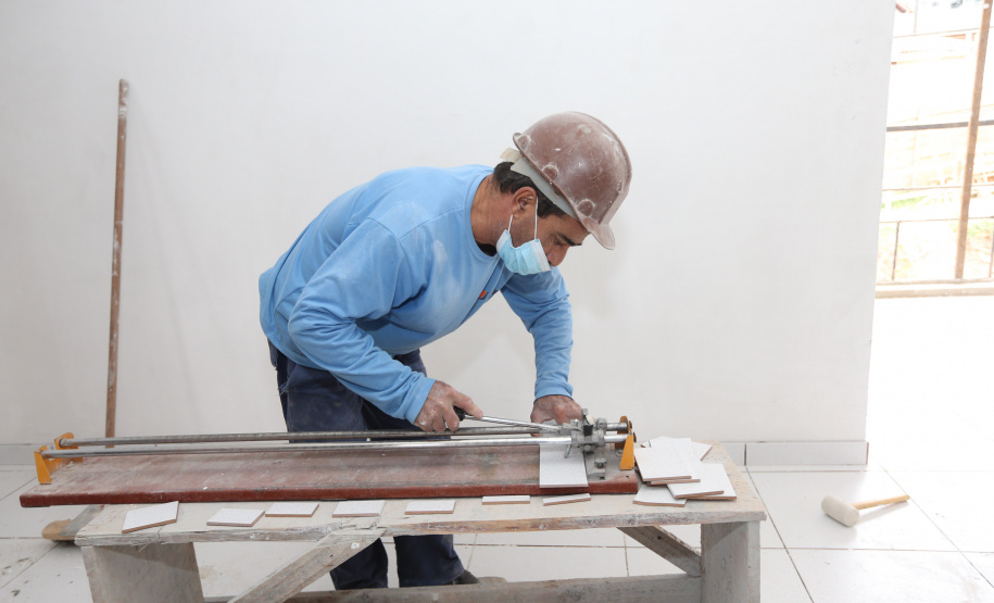 Delegacia Colombo Construcao da Delegacia Cidada de Colombo. A delegacia cidadã é um novo modelo de atendimento em delegacias no Paraná, com espaços específicos e reservados para separar vítimas de agressores e possibilidade de auxílio de assistentes sociais e psicólogos, quando necessário. Colombo - 02/09/2020 - Foto: Geraldo Bubniak/AEN