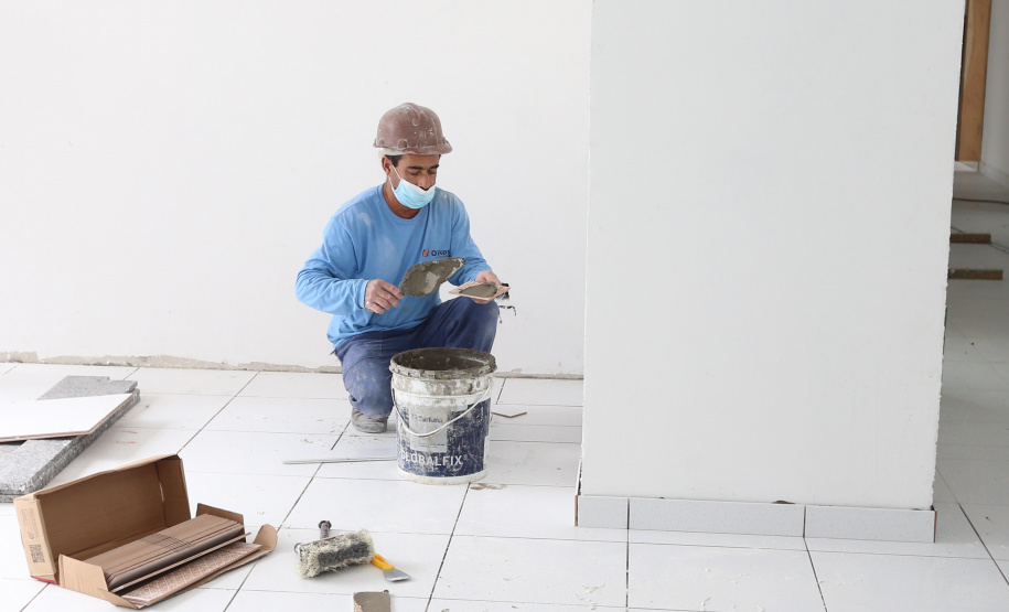 Delegacia Colombo Construcao da Delegacia Cidada de Colombo. A delegacia cidadã é um novo modelo de atendimento em delegacias no Paraná, com espaços específicos e reservados para separar vítimas de agressores e possibilidade de auxílio de assistentes sociais e psicólogos, quando necessário. Colombo - 02/09/2020 - Foto: Geraldo Bubniak/AEN