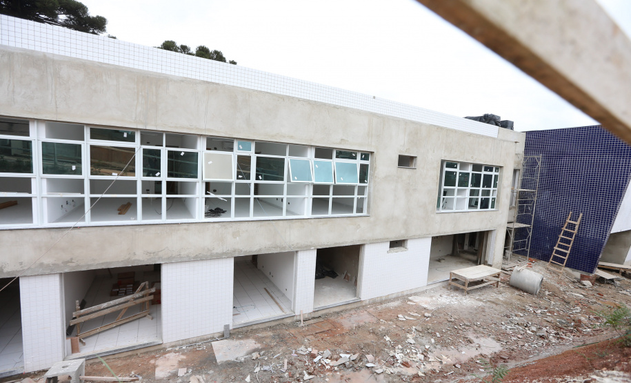 Delegacia Colombo Construcao da Delegacia Cidada de Colombo. A delegacia cidadã é um novo modelo de atendimento em delegacias no Paraná, com espaços específicos e reservados para separar vítimas de agressores e possibilidade de auxílio de assistentes sociais e psicólogos, quando necessário. Colombo - 02/09/2020 - Foto: Geraldo Bubniak/AEN