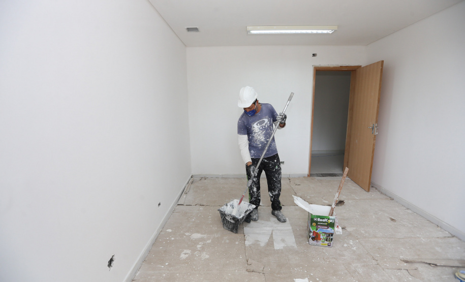 Delegacia Colombo Construcao da Delegacia Cidada de Colombo. A delegacia cidadã é um novo modelo de atendimento em delegacias no Paraná, com espaços específicos e reservados para separar vítimas de agressores e possibilidade de auxílio de assistentes sociais e psicólogos, quando necessário. Colombo - 02/09/2020 - Foto: Geraldo Bubniak/AEN