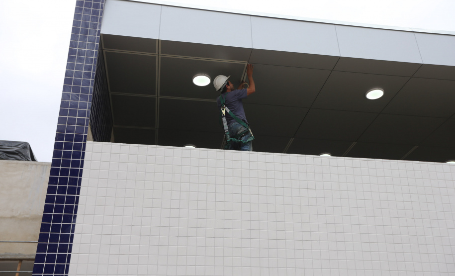 Delegacia Colombo Construcao da Delegacia Cidada de Colombo. A delegacia cidadã é um novo modelo de atendimento em delegacias no Paraná, com espaços específicos e reservados para separar vítimas de agressores e possibilidade de auxílio de assistentes sociais e psicólogos, quando necessário. Colombo - 02/09/2020 - Foto: Geraldo Bubniak/AEN