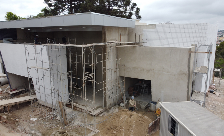 Delegacia Colombo Construcao da Delegacia Cidada de Colombo. A delegacia cidadã é um novo modelo de atendimento em delegacias no Paraná, com espaços específicos e reservados para separar vítimas de agressores e possibilidade de auxílio de assistentes sociais e psicólogos, quando necessário. Colombo - 02/09/2020 - Foto: Geraldo Bubniak/AEN