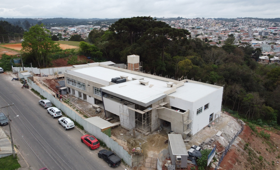 Delegacia Colombo Construcao da Delegacia Cidada de Colombo. A delegacia cidadã é um novo modelo de atendimento em delegacias no Paraná, com espaços específicos e reservados para separar vítimas de agressores e possibilidade de auxílio de assistentes sociais e psicólogos, quando necessário. Colombo - 02/09/2020 - Foto: Geraldo Bubniak/AEN