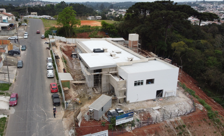 Delegacia Colombo Construcao da Delegacia Cidada de Colombo. A delegacia cidadã é um novo modelo de atendimento em delegacias no Paraná, com espaços específicos e reservados para separar vítimas de agressores e possibilidade de auxílio de assistentes sociais e psicólogos, quando necessário. Colombo - 02/09/2020 - Foto: Geraldo Bubniak/AEN