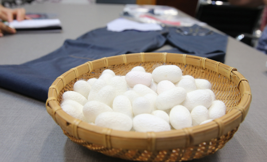 FEITO NO PARANA - Vale da Seda é um dos pólos de produção de vestuário no Brasil resultado de esforços conjuntos entre empresas privadas, universidades estaduais e sindicatos estão tornando possível a produção de artigos de seda, comercializados sob a marca coletiva Vale da Seda, que oferece garantia de origem, composição, qualidade e compromisso com o desenvolvimento regional sustentável. Maringá - 07/10/2020 - Foto: Geraldo Bubniak/AEN