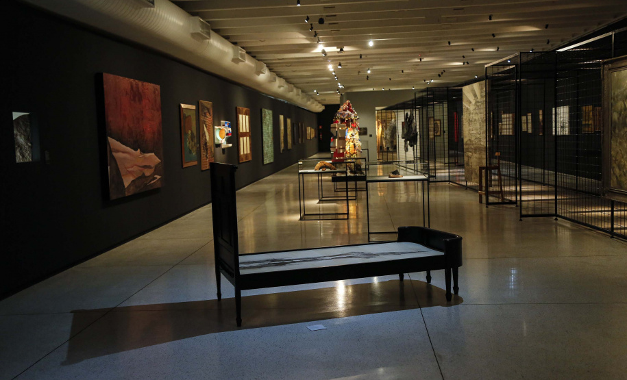 Exposição com obras do acervo é destaque em oficina e mediação no Oscar NiemeyerFoto : Jonathan Campos / AEN