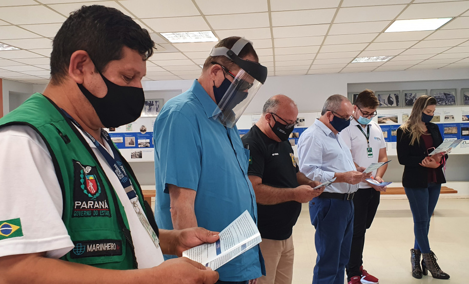 Porto de Paranaguá recebe visita da imagem de Nossa Senhora do Rocio.Foto: Nájia Furlan/ Portos do Paraná