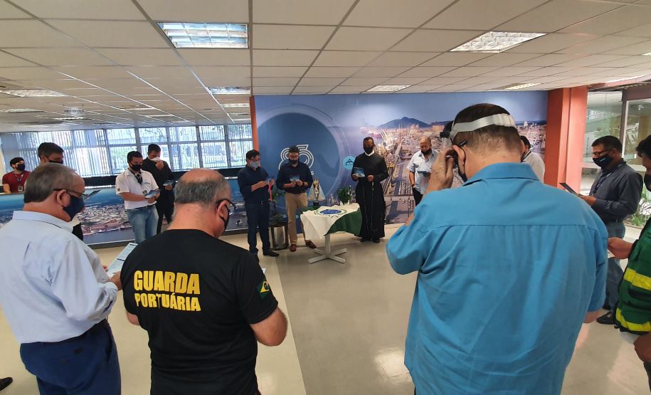 Porto de Paranaguá recebe visita da imagem de Nossa Senhora do Rocio.Foto: Nájia Furlan/ Portos do Paraná