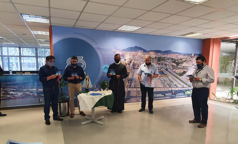 Porto de Paranaguá recebe visita da imagem de Nossa Senhora do Rocio.Foto: Nájia Furlan/ Portos do Paraná