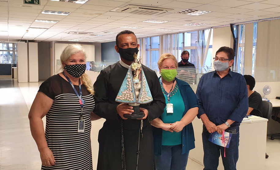 Porto de Paranaguá recebe visita da imagem de Nossa Senhora do Rocio.Foto: Nájia Furlan/ Portos do Paraná