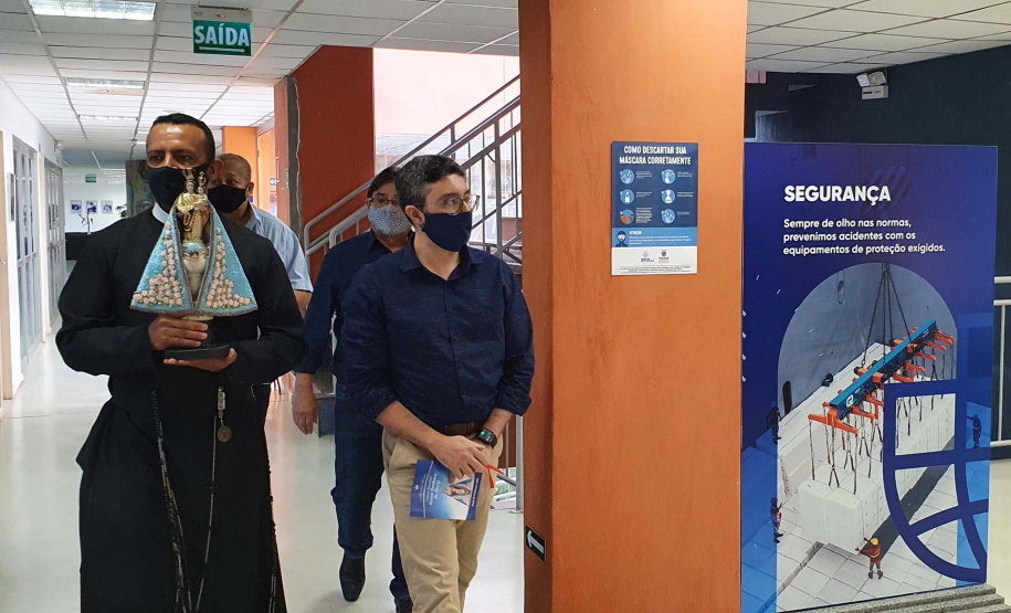 Porto de Paranaguá recebe visita da imagem de Nossa Senhora do Rocio.Foto: Nájia Furlan/ Portos do Paraná