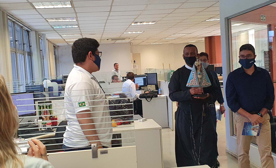 Porto de Paranaguá recebe visita da imagem de Nossa Senhora do Rocio.Foto: Nájia Furlan/ Portos do Paraná