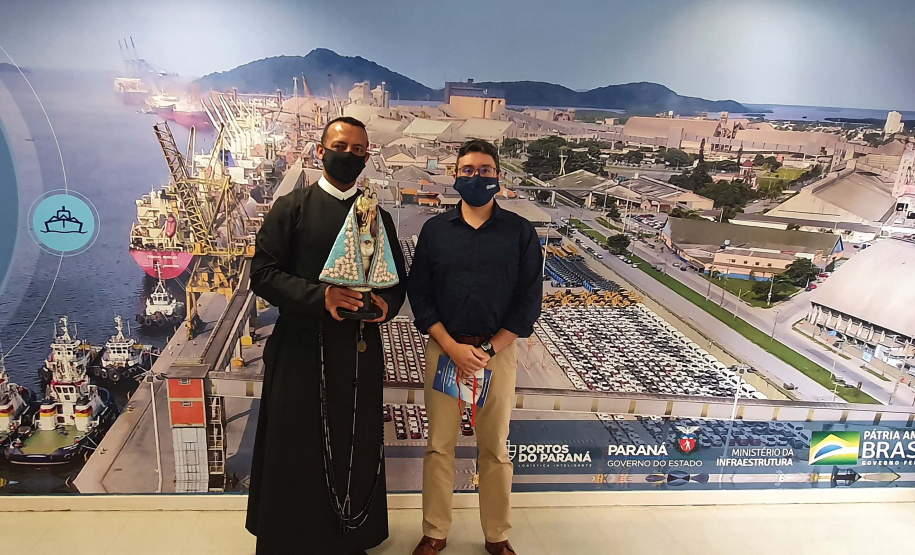 Porto de Paranaguá recebe visita da imagem de Nossa Senhora do Rocio.Foto: Nájia Furlan/ Portos do Paraná