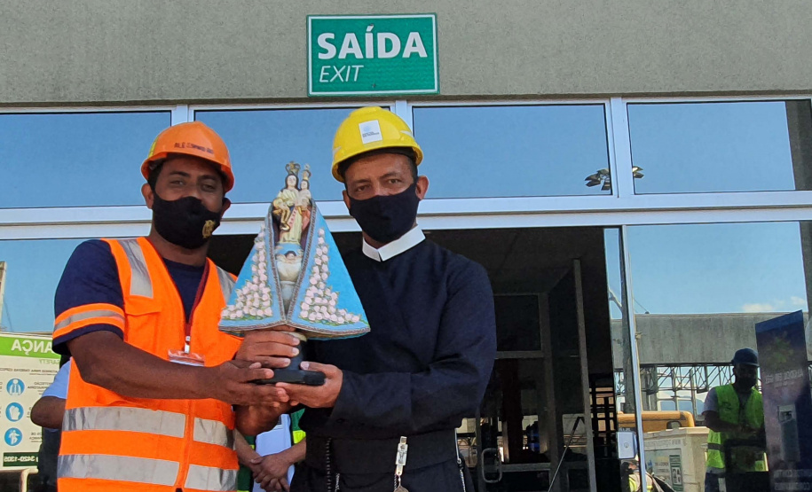 Porto de Paranaguá recebe visita da imagem de Nossa Senhora do Rocio.Foto: Nájia Furlan/ Portos do Paraná