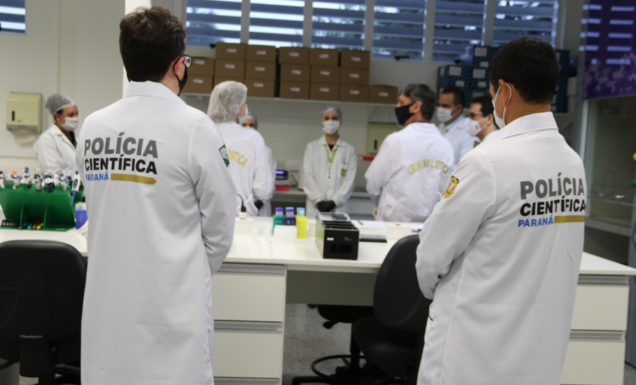 Equipamento amplia a capacidade prática de exames de DNA do Laboratório de Genética Molecular Forense e foi doado pela Secretaria Nacional da Segurança Pública do Ministério da Justiça.
Foto: SESP PR