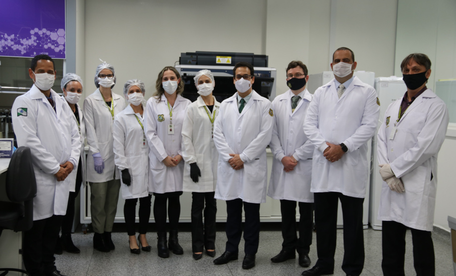 Equipamento amplia a capacidade prática de exames de DNA do Laboratório de Genética Molecular Forense e foi doado pela Secretaria Nacional da Segurança Pública do Ministério da Justiça.
Foto: SESP PR