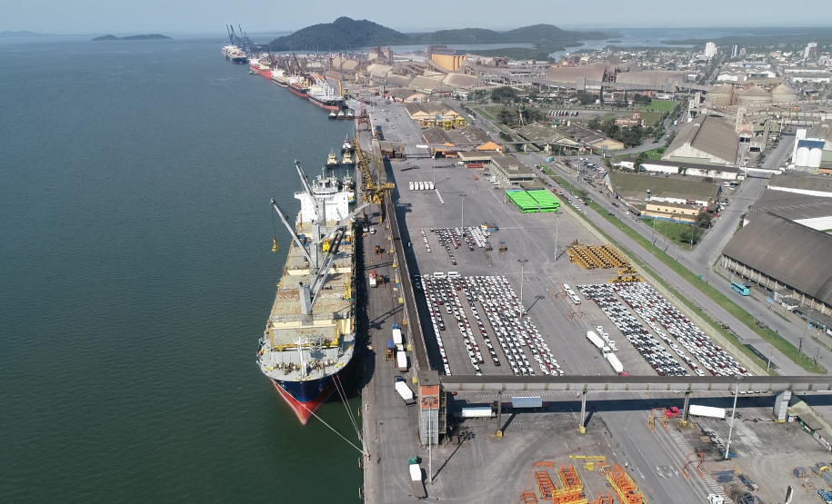 Investimentos públicos e privados ampliam capacidade do Porto de Paranaguá. Foto:Portos do Paraná