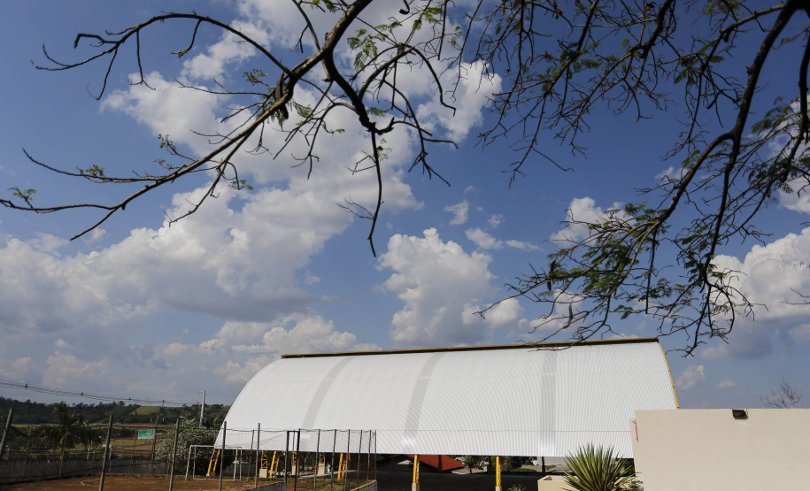 São Miguel do Iguaçu - 21-10-2020 - Ginasio do Colegio Estadual Campo Castelo Branco - Foto : Jonathan Campos / AEN