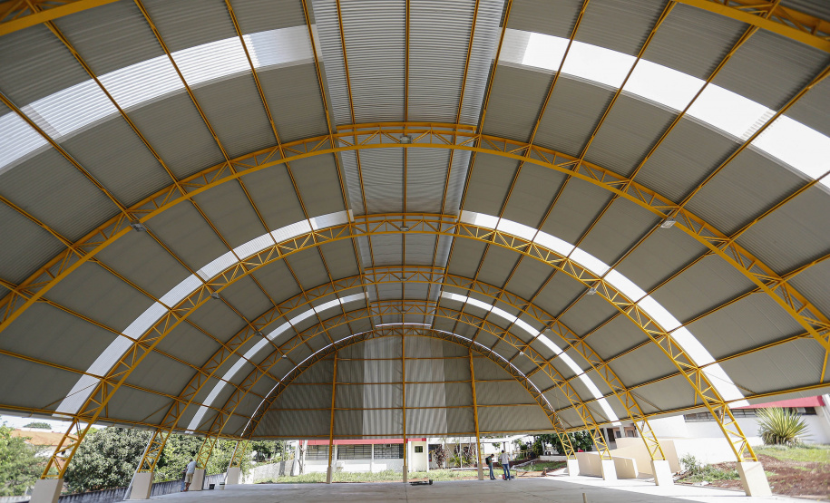 São Miguel do Iguaçu - 21-10-2020 - Ginasio do Colegio Estadual Campo Castelo Branco - Foto : Jonathan Campos / AEN