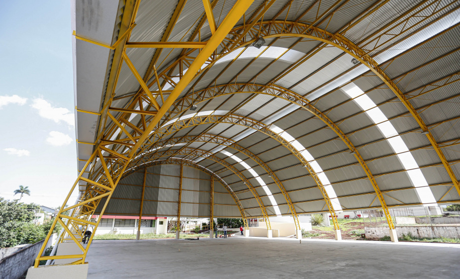 São Miguel do Iguaçu - 21-10-2020 - Ginasio do Colegio Estadual Campo Castelo Branco - Foto : Jonathan Campos / AEN