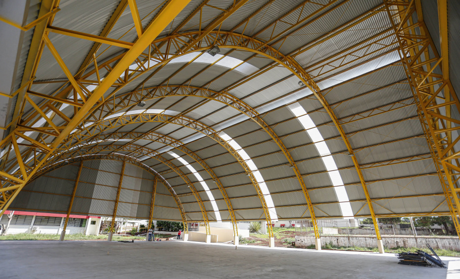 São Miguel do Iguaçu - 21-10-2020 - Ginasio do Colegio Estadual Campo Castelo Branco - Foto : Jonathan Campos / AEN