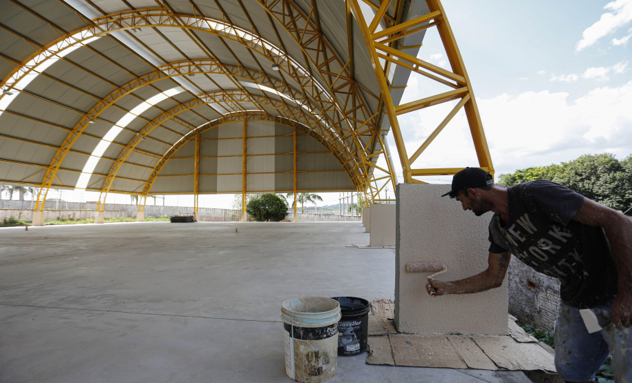 São Miguel do Iguaçu - 21-10-2020 - Ginasio do Colegio Estadual Campo Castelo Branco - Foto : Jonathan Campos / AEN