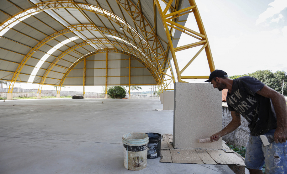 São Miguel do Iguaçu - 21-10-2020 - Ginasio do Colegio Estadual Campo Castelo Branco - Foto : Jonathan Campos / AEN