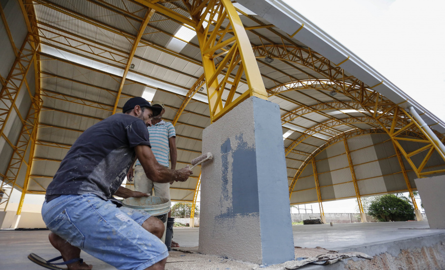 São Miguel do Iguaçu - 21-10-2020 - Ginasio do Colegio Estadual Campo Castelo Branco - Foto : Jonathan Campos / AEN