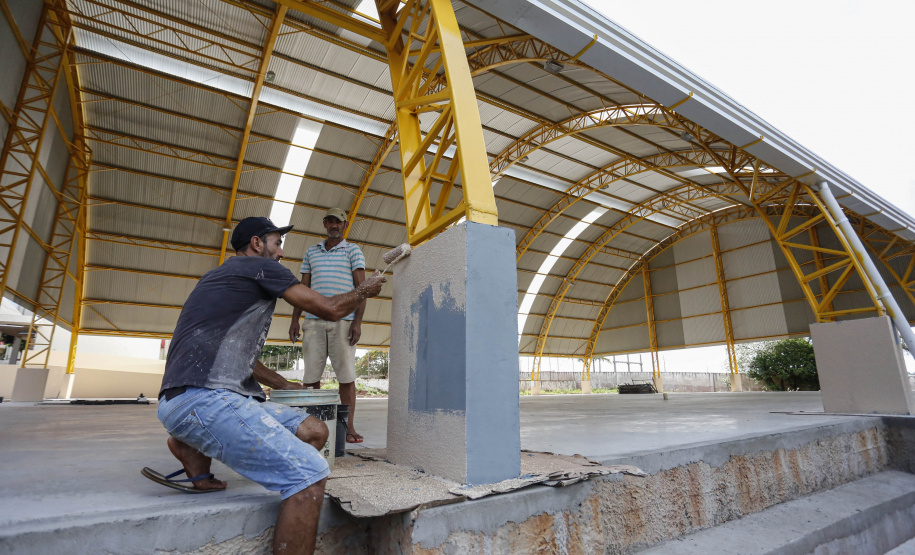 São Miguel do Iguaçu - 21-10-2020 - Ginasio do Colegio Estadual Campo Castelo Branco - Foto : Jonathan Campos / AEN